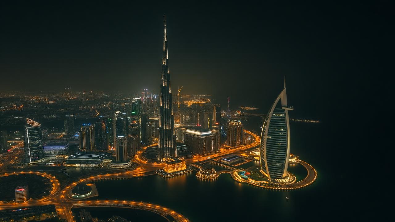 Dubái · Palm & Burj