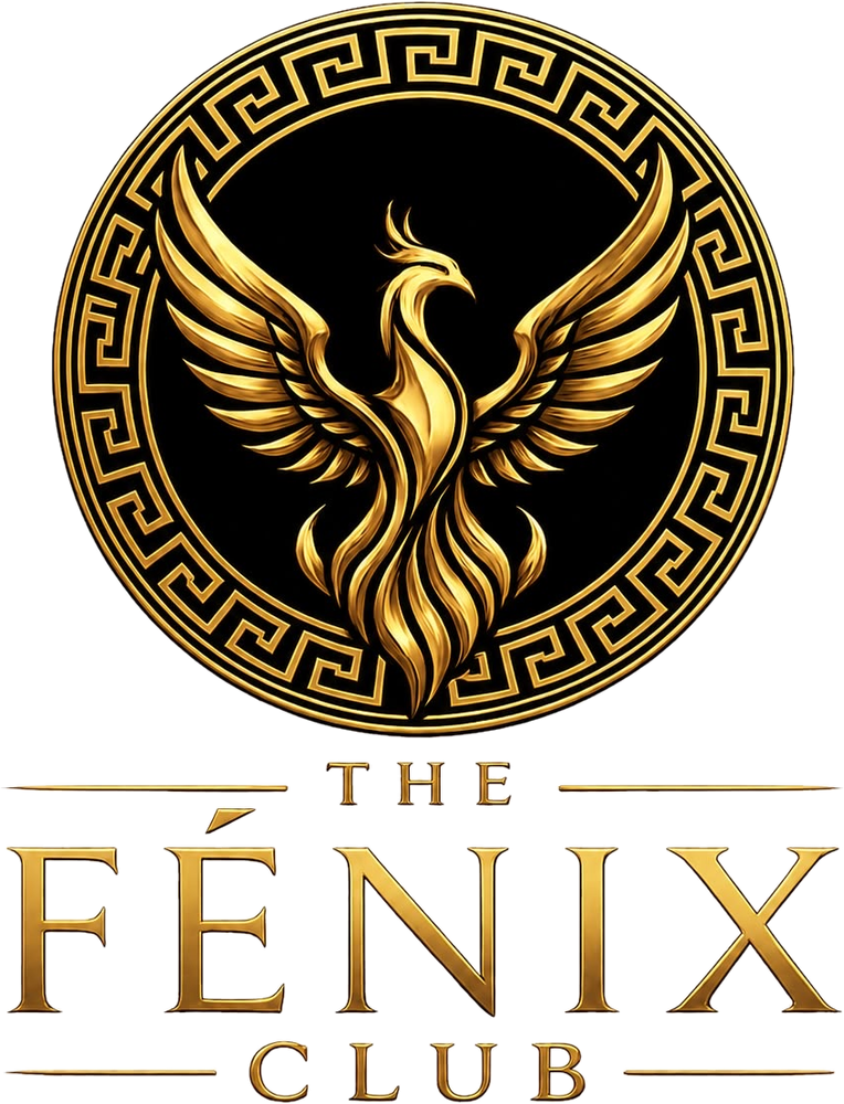 The Fénix Club — logo oficial del fénix dorado
